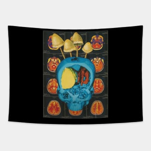 Mushoom Skull Tapestry