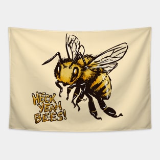 Heck Yeah Bees! Tapestry