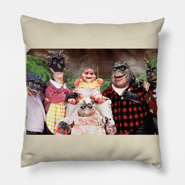 Dinosaurs, The Family Pillow by scohoe