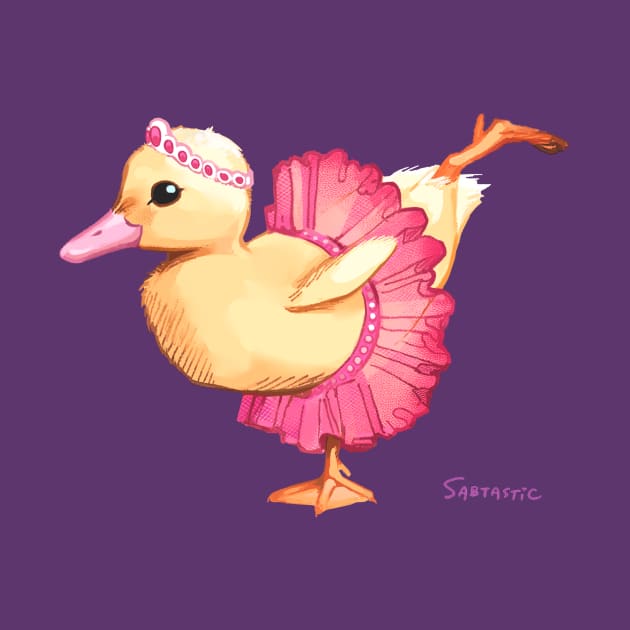 Ballerina Tutu Duckling by Sabtastic