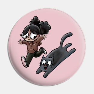 Cat 'n Kid Pin