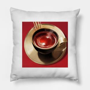 Coffee Vintage Since Retro Old School Macchiato Pillow