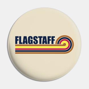 Flagstaff Arizona horizontal sunset Pin