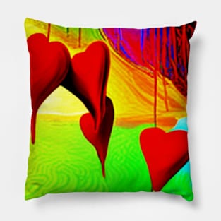 Dangling Hearts Pillow