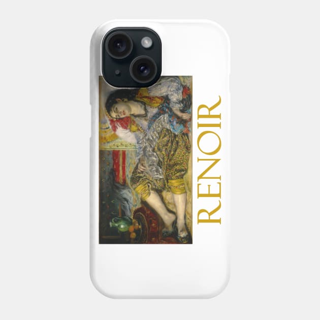 Odalisque (1870) by Pierre-Auguste Renoir Phone Case by Naves