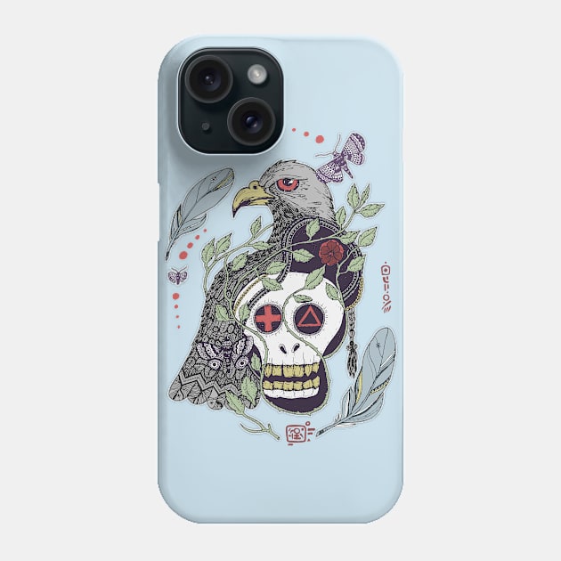 (Im)mortality Bird Color Phone Case by pingdf