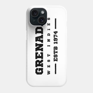 Grenada Estb 1974 West Indies Patriotic Design Phone Case