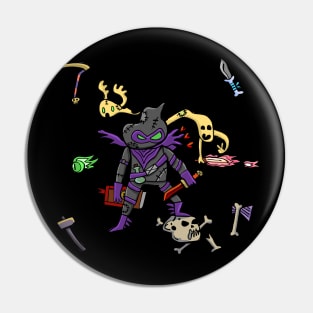 Secret Dark Warrior Pin