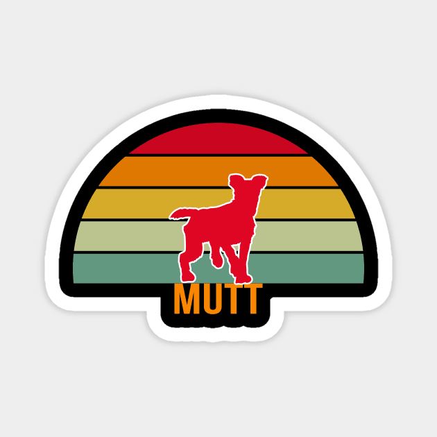 Mutt Vintage Silhouette Magnet by khoula252018