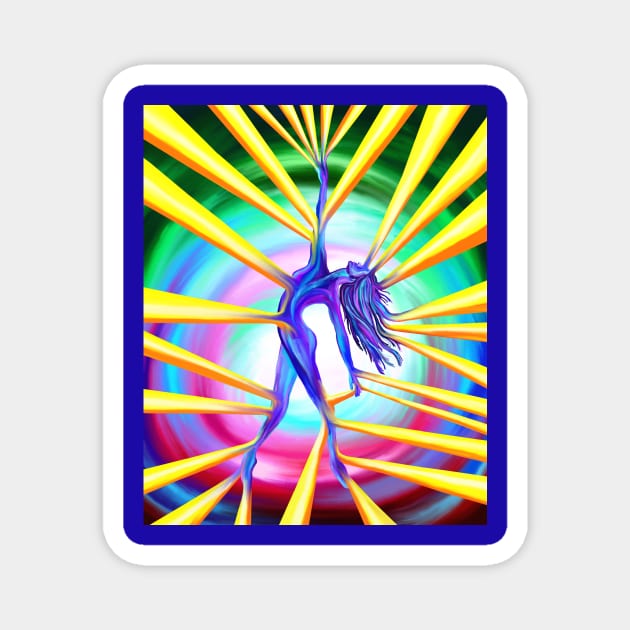 Free Your Spirit and Shine On Magnet by Art by Deborah Camp