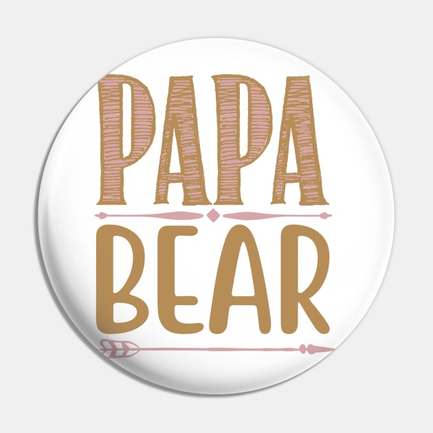 Papa Bear Pin by TeeValley