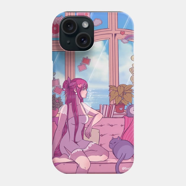Bear house view Phone Case by Two elephants 