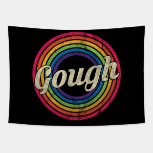 Gough - Retro Rainbow Faded-Style Tapestry