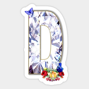 Letter D Name Stickers for Sale