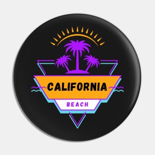 California beach Vibes 80's 90's Pin