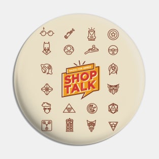 Shop Talk Radio | Brown Pin