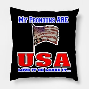 My Pronounce are USA! Pillow