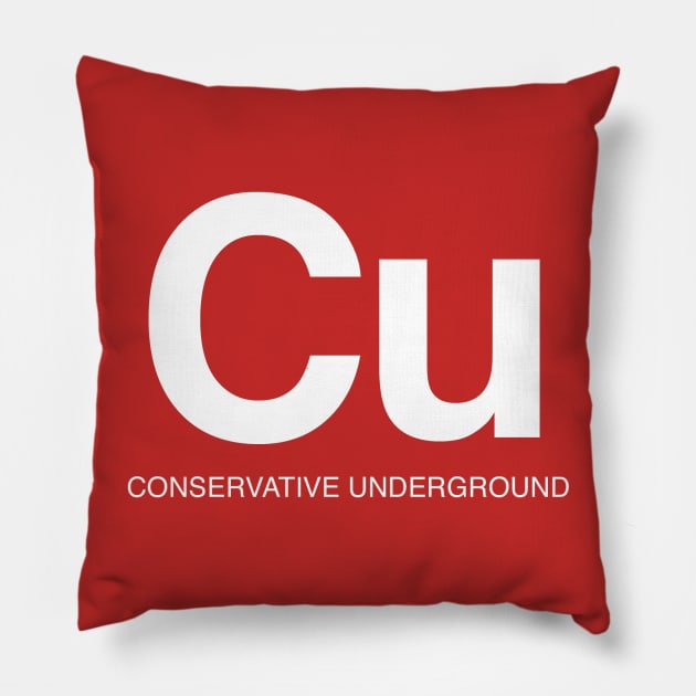 Conservative Underground Pillow by swaggerking