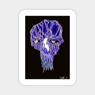 Glum Skull i Magnet