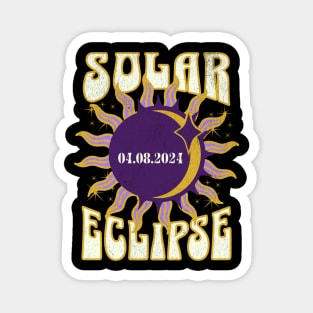 Solar Eclipse Vintage Magnet