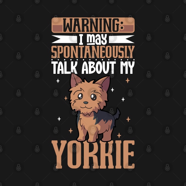 Yorkshire Terrier lover by Modern Medieval Design
