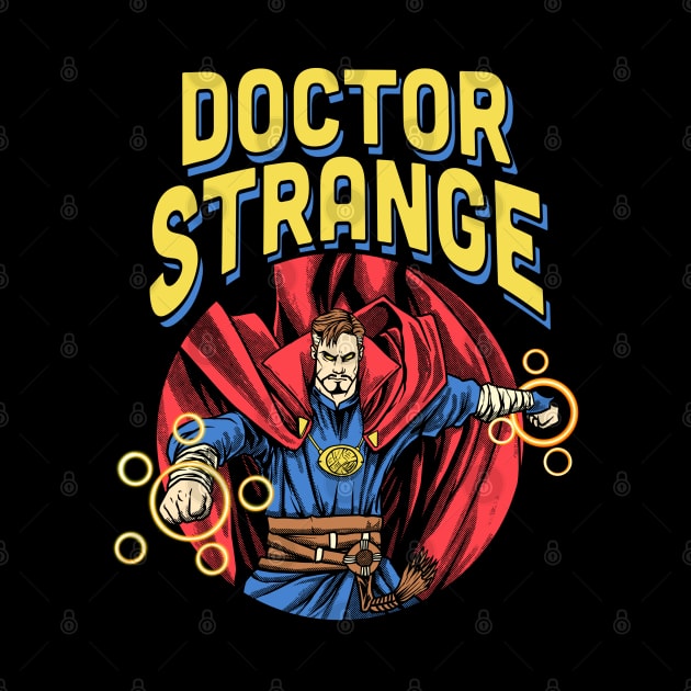 Vintage Doctor Strange by littlepdraws