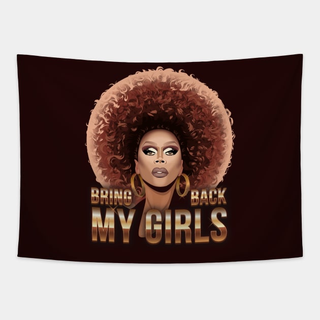 RuPaul Bring back my girls from All Stars Tapestry by dragover