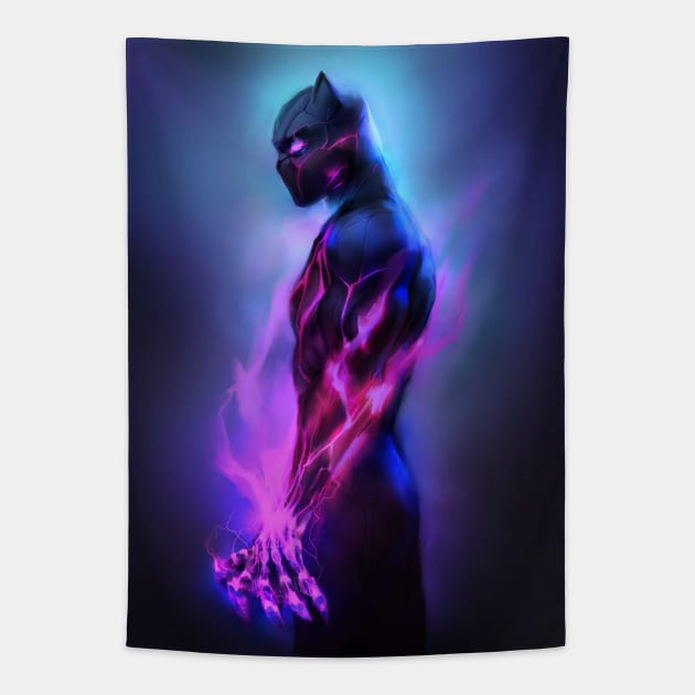 Black Panther Tapestry by LeonardoVincentArt