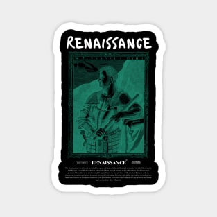 renaissance commander 2 green white Magnet