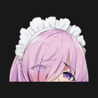 Mashu Kyrielight Face Anime vinyl sticker T-Shirt