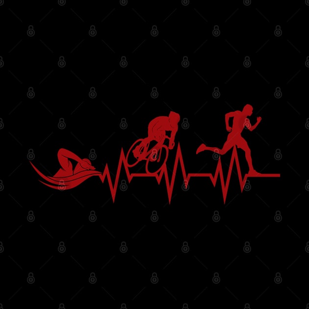 Heartbeat Triathlon by ShirtsShirtsndmoreShirts