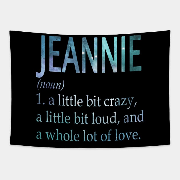 Jeannie Tapestry by Ban Guns Not Books- Typography fullcolor