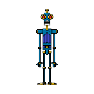 Pixel Robot 070 T-Shirt