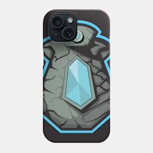 Blue Buff Rock Phone Case