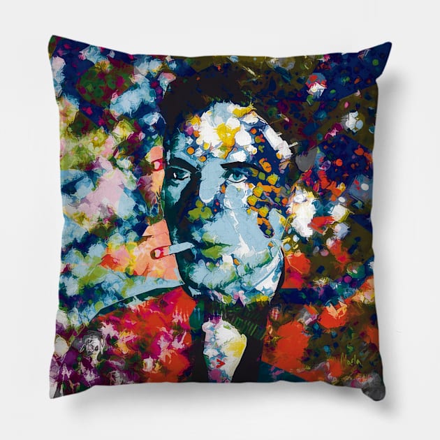 Mikhail Bulgakov Pillow by Exile Kings 