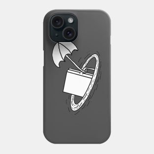 Umbrella briefcase in portal character inspired Phone Case