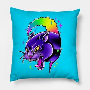 Rainbow Panther Pillow