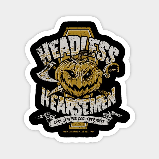 Headless Hearsemen Magnet by heartattackjack