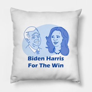 Biden Harris For The Win Pillow