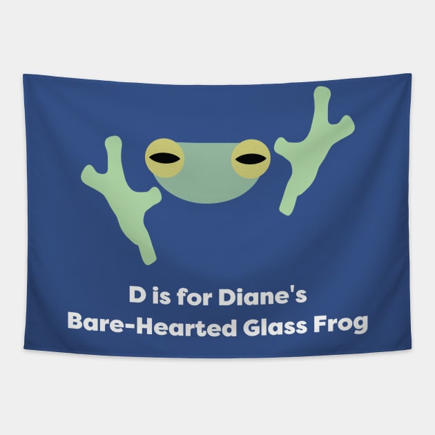 Diane's Bare-Hearted Glass Frog Tapestry by Utter Earth