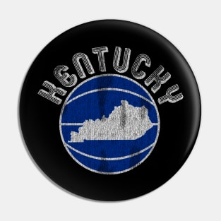 Kentucky Throwback Basketball Pin