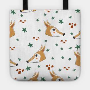 Fox Pattern Tote