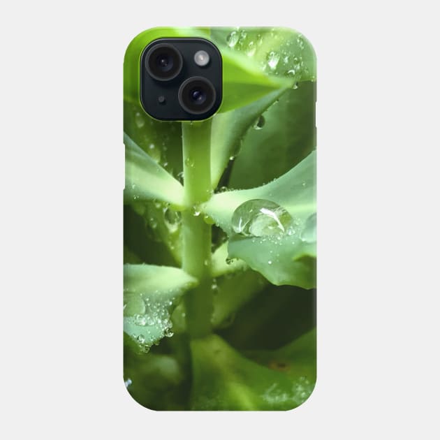 Soothing green water freshness Phone Case by Khala