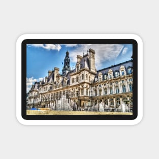 Hotel De Ville, Paris, France Magnet
