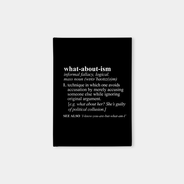 Whataboutism Funny Meaning Whataboutism Notebook Teepublic Whataboutism Funny Meaning Whataboutism Notebook Teepublic