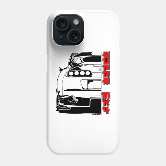 Supra MK4 Rear JDM Style Phone Case by sparkleauto