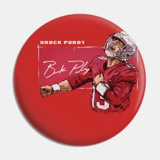 Brock Purdy San Francisco Chest Thump Pin