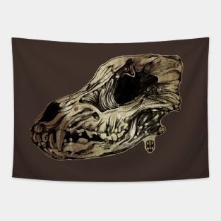 Wolf Skull Tapestry