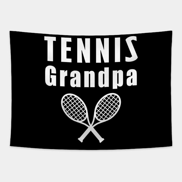 Tennis Grandpa Tapestry by Mamon