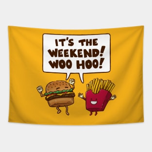 The Weekend Burger Tapestry